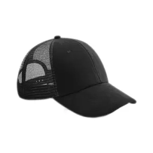 Beechfield Adults Unisex Jersey Athleisure Trucker Cap (One Size) (Black)