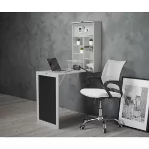 Arlo Foldaway Wall Desk and Breakfast Table Grey