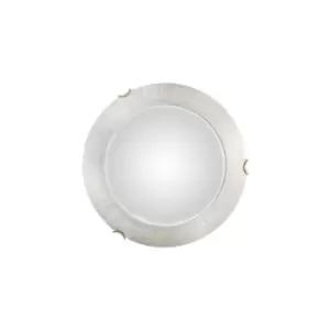 Moon Lifestyle Glass Simple Flush Ceiling Light Gold - Sun White Finish, 1x E27