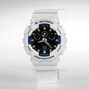 Casio G SHOCK GA 100B 7A Watch White