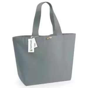 Westford Mill Organic Marina XL Tote Bag (One Size) (Grey)
