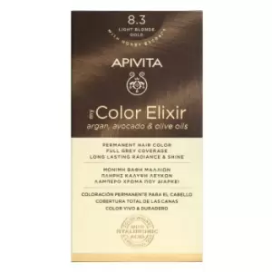 Apivita My Color Elixir Permanent Hair Color 8.3 Light Blonde Gold