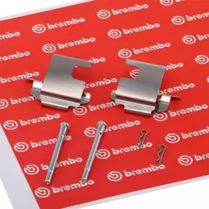 BREMBO Accessory Kit, disc brake pads PRIME LINE A 02 244 FORD,FIAT,LANCIA,KA (RU8),PANDA (169),500 (312),PUNTO (188),500 C (312)