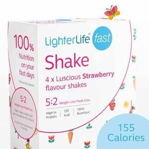 52 LighterLife Fast Strawberry Shake X4