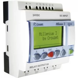 Crouzet 88970141 Millenium 3 XD10 R PLC controller 24 V DC