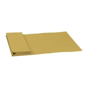 Guildhall 14" x 10" 315gm2 Manilla Pocket Wallet Yellow Pack of 50