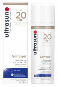 Ultrasun Glimmer Shimmering Sun Protection SPF20 150ml