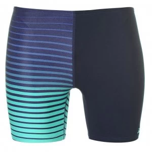 Zoggs Cairns Swimming Jammers Mens - Black/Green