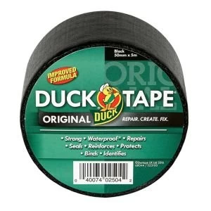 Duck Black Cloth Tape L5M W50mm