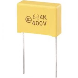MKS thin film capacitor Radial lead 0.47 uF 400 Vdc 5 22.5mm L x W x H 26.5 x 8.5 x 17mm