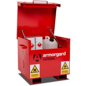 Armorgard Flambank Chemical and Flammables Secure Site Storage Box 765mm 675mm 670mm