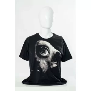 Dobby Silhouette Black Harry Potter Unisex T-Shirt Large