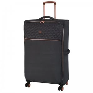 IT Luggage Divinity 8 Wheel Grey Expander Suitcase with Lock