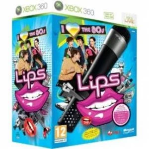 Lips I Love the 80s Game and Wireless Microphone