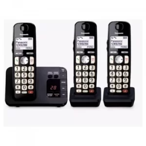 Panasonic KX-TGE823EB Trio Cordless Phone with Answer Machine
