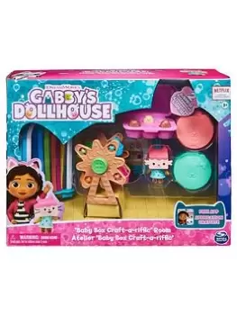 Gabby's Dollhouse Deluxe Room Playset - Baby Box Craft Room, One Colour