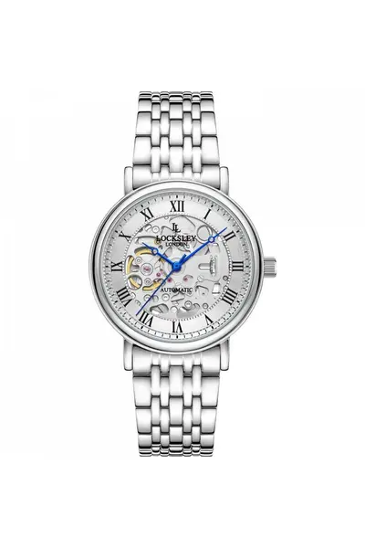 Locksley London Stainless Steel Classic Analogue Watch - Lb1069400 Silver