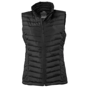Tee Jays Womens/Ladies Padded Zepelin Vest Jacket / Gilet (S) (Black)
