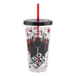 Star Wars Episode 9 Plastic Cup and Straw