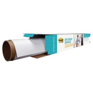 Post it Super Sticky White Dry Erase Film Roll 914mm x 1.219m DEF4X3 E