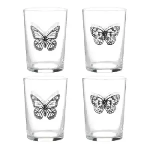 Ravenhead Butterfly Set Of 4 Tumblers 52Cl