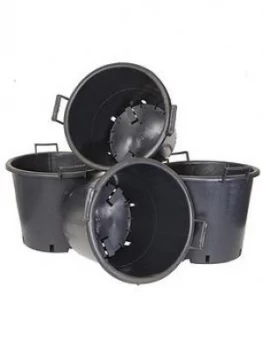 Pack Of 4 Heavy Duty 30L Pots With Handles