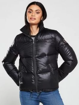 UGG Izzie Padded Coat - Black, Size L, Women