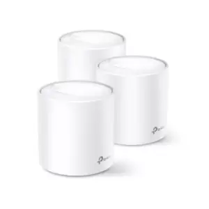TP Link AX3000 Whole Home Mesh WiFi 6 Unit White Internal Mesh system Power Status Omni-directional 650 m