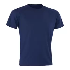 Spiro Mens Aircool T-Shirt (XXS) (Navy)