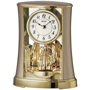 Seiko Rotating Pendulum Clock - Antique Gold