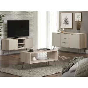 Augusta Medium Sideboard with 2 Doors and 3 Drawers, Driftwood