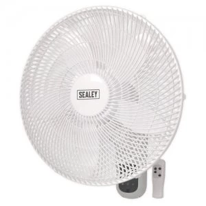 Sealey 18" 3 Speed Wall Fan with Remote Control