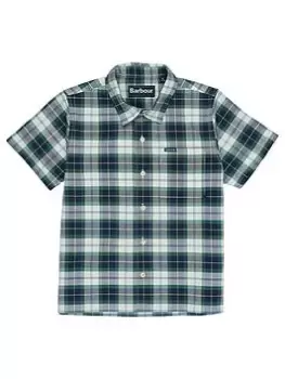 Barbour Boys Oxbridge Short Sleeve Check Shirt - Multi, Size 12-13 Years