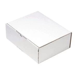 Mailing Box 375x225mm White Pack of 25 PPAK-KING09-E