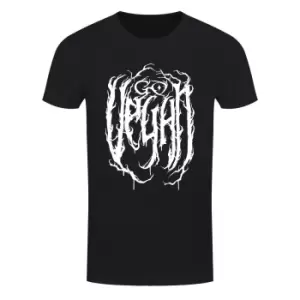 Grindstore Mens Go Vegan Text T-Shirt (L) (Black)
