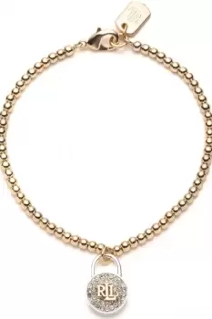 Ladies Lauren Ralph Lauren Jewellery Charm Metal Bracelet 14B00135