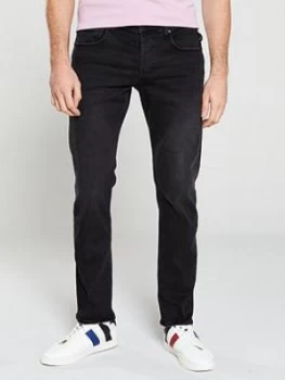 Replay Grover Straight Fit Jeans - Black