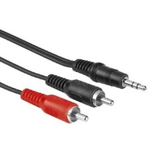 Hama Audio Connecting Cable 2 RCA Male Plugs - 3.5mm Male Plug Stereo, 2 m