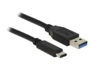 DeLOCK 1m USB3.1-C/USB3.1-A USB cable USB 3.2 Gen 2 (3.1 Gen 2)...