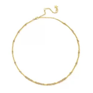 ChloBo Gold Plated & Citrine Soulful Rays Choker Necklace