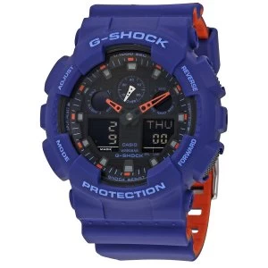 Casio G SHOCK Standard Analog Digital Watch GA 100L 2A Blue