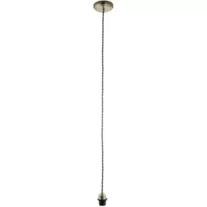 Endon Directory Lighting - Endon Cable Set - Ceiling Pendant Light Antique Brass, E27