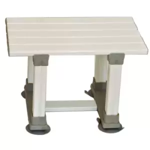 Nrs Healthcare Slatted Bath Seat White 305 Mm (12 Inches)