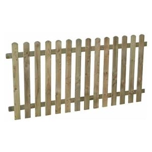 Forest Garden Pressure Treated Heavy Duty Pale Fence Panel 1.8m x 0.9m - wilko