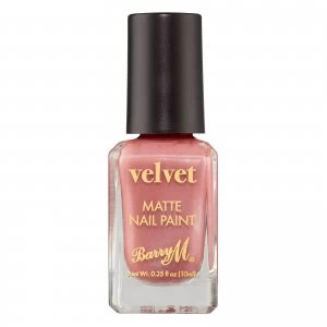 Barry M Velvet Nail Paint - Oyster Pink, Light Pink
