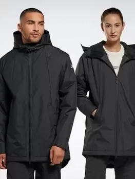 Reebok Outerwear Urban Fleece Parka, Black Size M Men