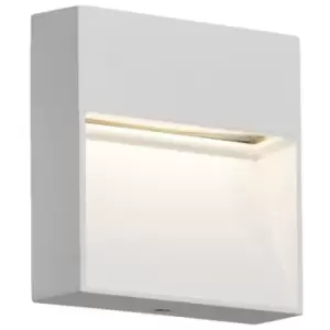 LED Square Wall /Guide light - White, 230V IP44 4W