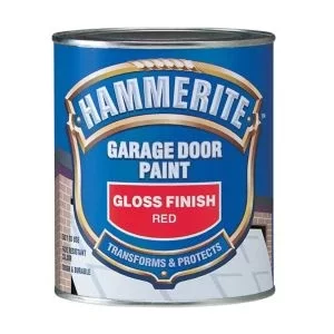 Hammerite Gloss Red High Sheen Garage Door Paint, 750Ml