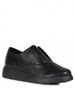 Geox Arlara H Leather Shoe - Black