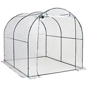 Outsunny Greenhouse 01-0473 Outdoors Waterproof White 2000 mm x 2500 mm x 2000 mm